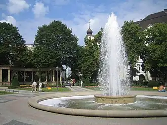 Viktoria-Luise-Platz met fontein