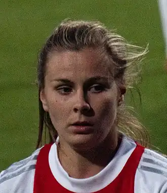 Victoria Pelova bij Ajax in 2021
