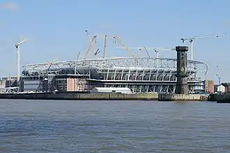 Everton Stadium in april 2023