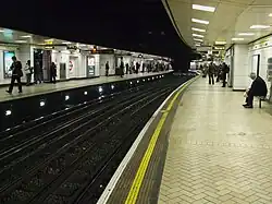 De Circle- en District Line bij Victoria