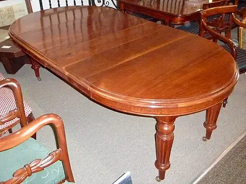 Meubel van mahonie, Victoriaans