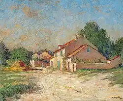 Vieilles maisons, effet de soleil, 1907.