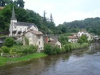 De Vienne en de kerk van Pont-de-Noblat