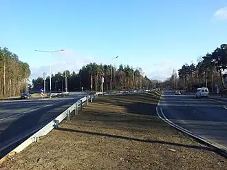 De P1 op een kruising