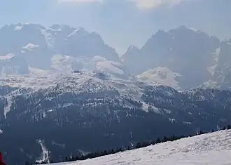 Uitzicht vanuit Folgarida