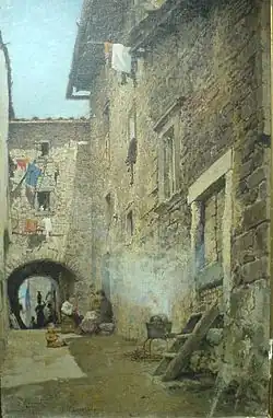 Uitzicht op Mazzolada, 1896