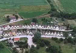 Kelderrijen in Villánykövesd, Hongarije