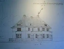 Ontwerp Menko-van-Dam huis in Enschede