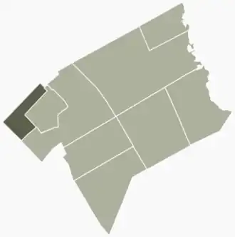 Kaart van Villa Adelina