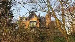 Achtergevel aan het Vondelpark (december 2019)