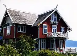 Villa Balderslund in Balestrand, gebouwd in 1907.