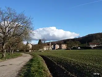 Gezicht op Montfalcon