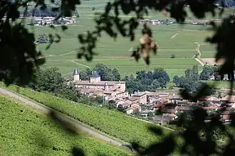 Gezicht op Saint-Lager