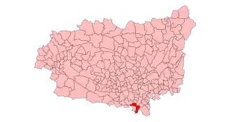 Kaart van Villaquejida