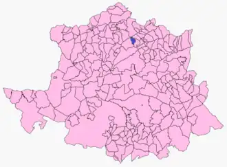 Kaart van Villar de Plasencia