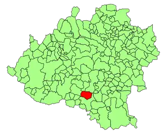 Kaart van Villasayas