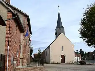 Gemeentehuis en kerk