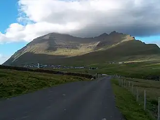 Villingadalsfjall op de Faeröer