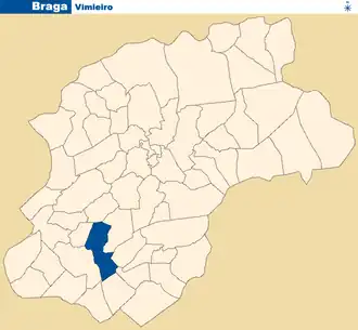 Kaart van Vimieiro