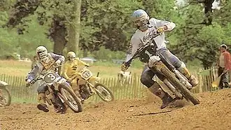 Jacky Vimond (1) aan de leiding in het Franse Kampioenschap van 1980