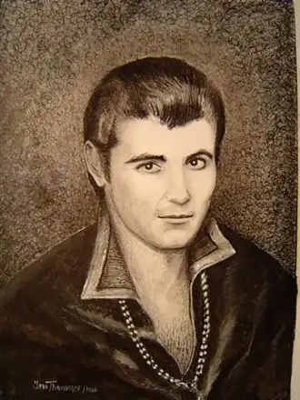 Vince Taylor (portret door Jean Thomassen)