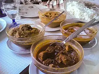 vindaloo van varkensvlees