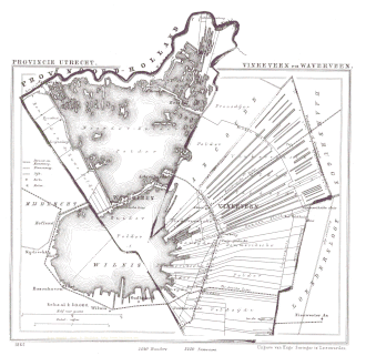Kaart van Vinkeveen en Waverveen
