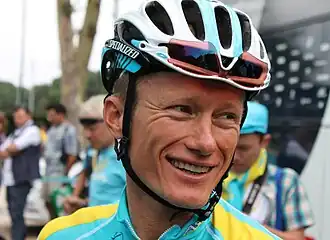 Vinokoerov tijdens de Tour de France 2012