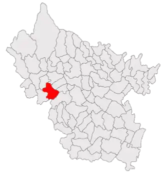 Kaart van Viperești