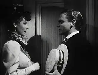 Rita Hayworth en James Cagney in The Strawberry Blonde
