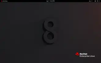 Standaard Red Hat Enterprise Linux 8-desktop