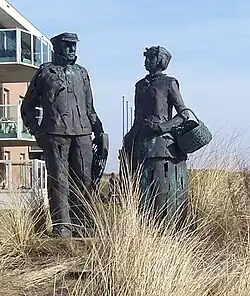 "Visser en vissersvrouw", Noordwijk