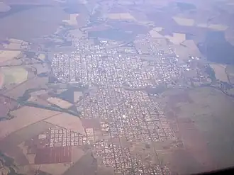 Orlândia van boven gezien