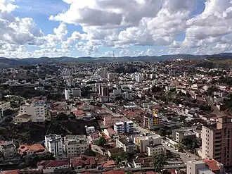 Uitzicht op Teófilo Otoni