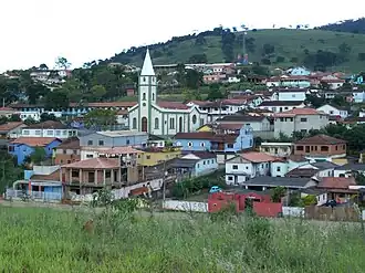 Katholieke kerk São João Batista in het centrum van de gelijknamige gemeente