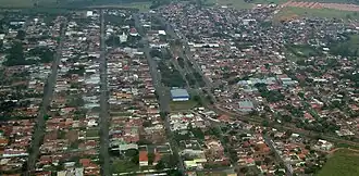 Regente Feijó van boven gezien