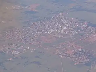 Uitzicht van boven over Ivinhema