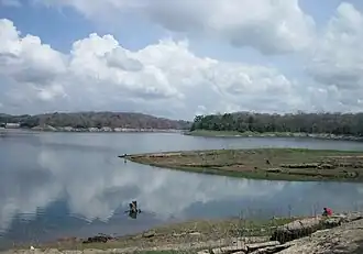 Het meer in Chilibre.