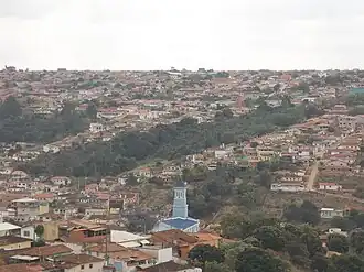 Uitzicht op een deel van Capelinha