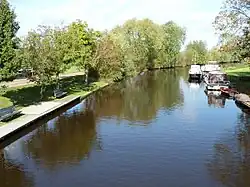 Lauwers bij Visvliet vanaf de Gerkesbrug (noorden)