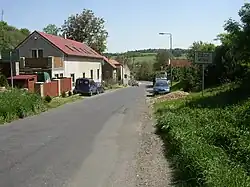 Weg I/16, uit de richting Beřovice (2012)