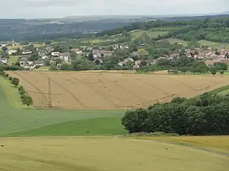 Anthelupt, gezien vanaf Vitrimont