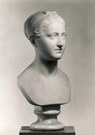 Buste van Vittoria Caldoni door Bertel Thorvaldsen (1821)