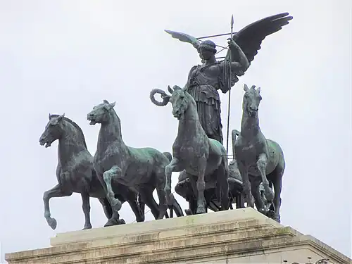 Het vierspan van de Vrijheid.