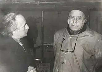 Pietro Annigoni (rechts)