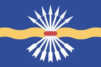 Vlag van de gemeente Bergen (Limburg)