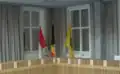 Vlag in de gemeenteraadszaal