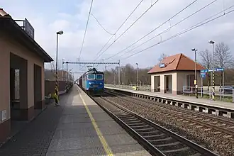 Spoorweghalte Střeň