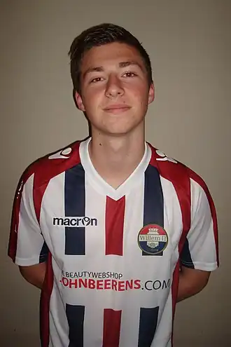 Vleugels in 2013 als speler van Willem II