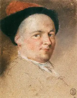 Zelfprotret van Vleughels, ca. 1714